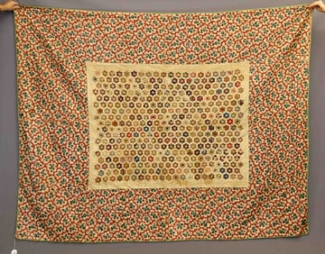 19th c. Hexagons Quilt