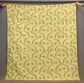 Early Embroidered Bed Sheet