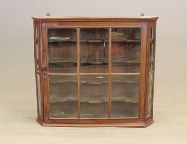 19th c. Continental Hanging Cabinet
