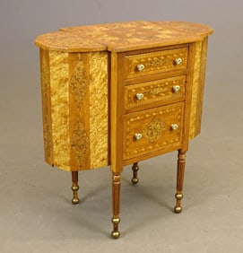 Paint Decorated Sewing Stand