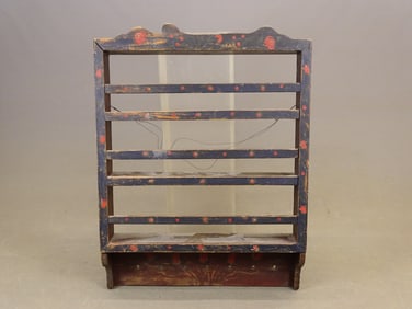 19th c. Continental Hanging Shelf