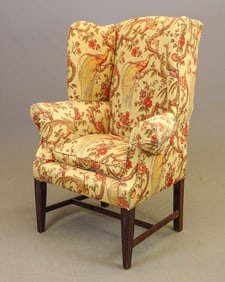 18th c. Hepplewhite Wing Chair