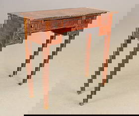 19th c. Sideboard: 19th c. primitive sideboard. 36" x 16" x 33".