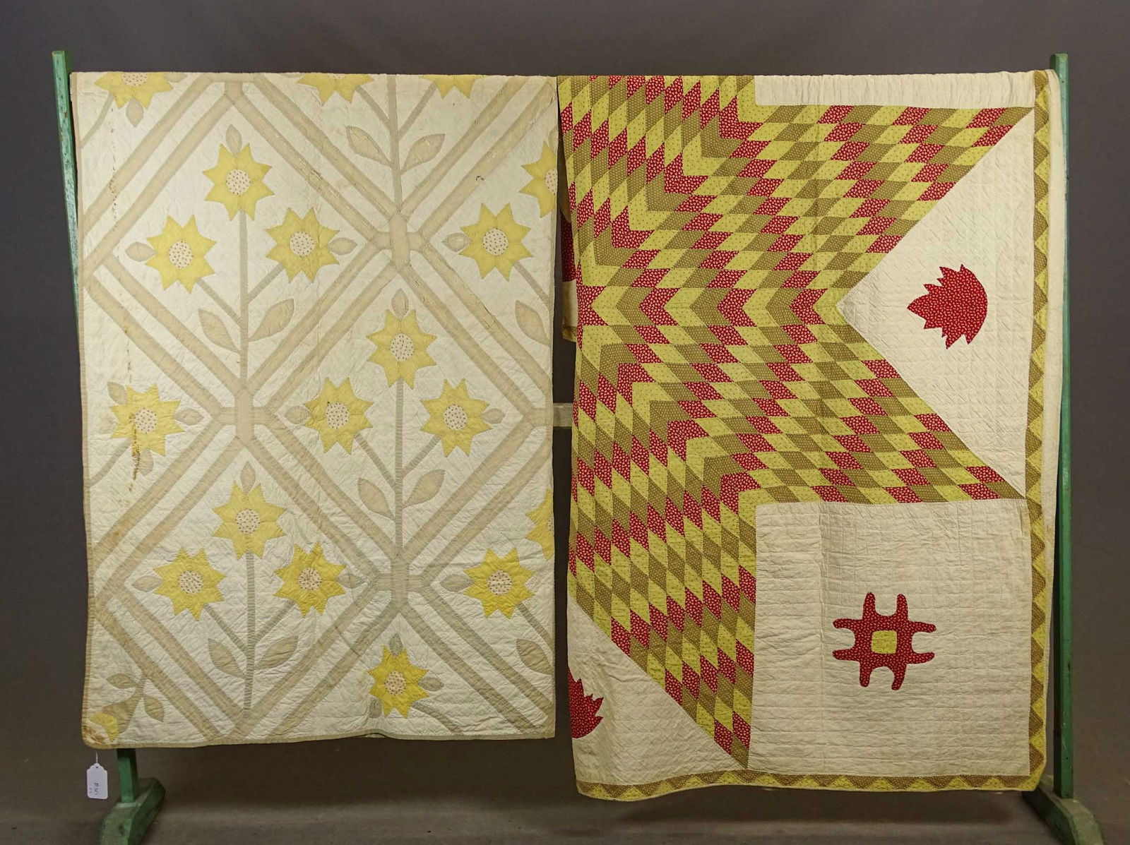 19th c. Star Quilt Lot (1 of 9)