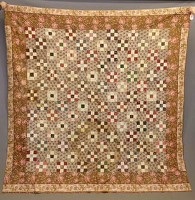 19th c. Chintz Quilt