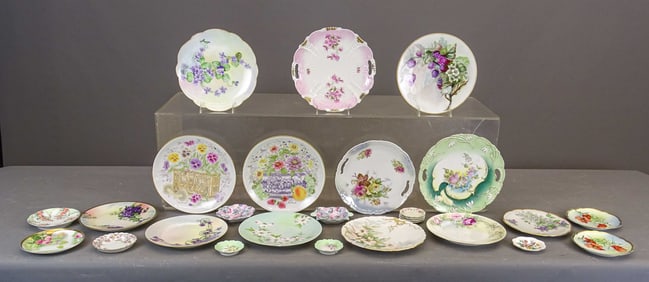 Misc. Floral Dish Lot