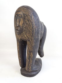 African Carved Baboon