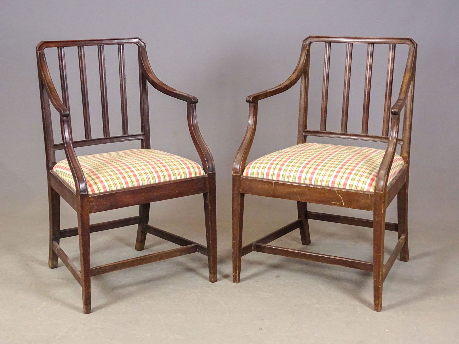 Pair Hepplewhite Armchairs (1 of 8)