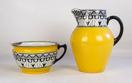 Ceramic Pitcher & Mug