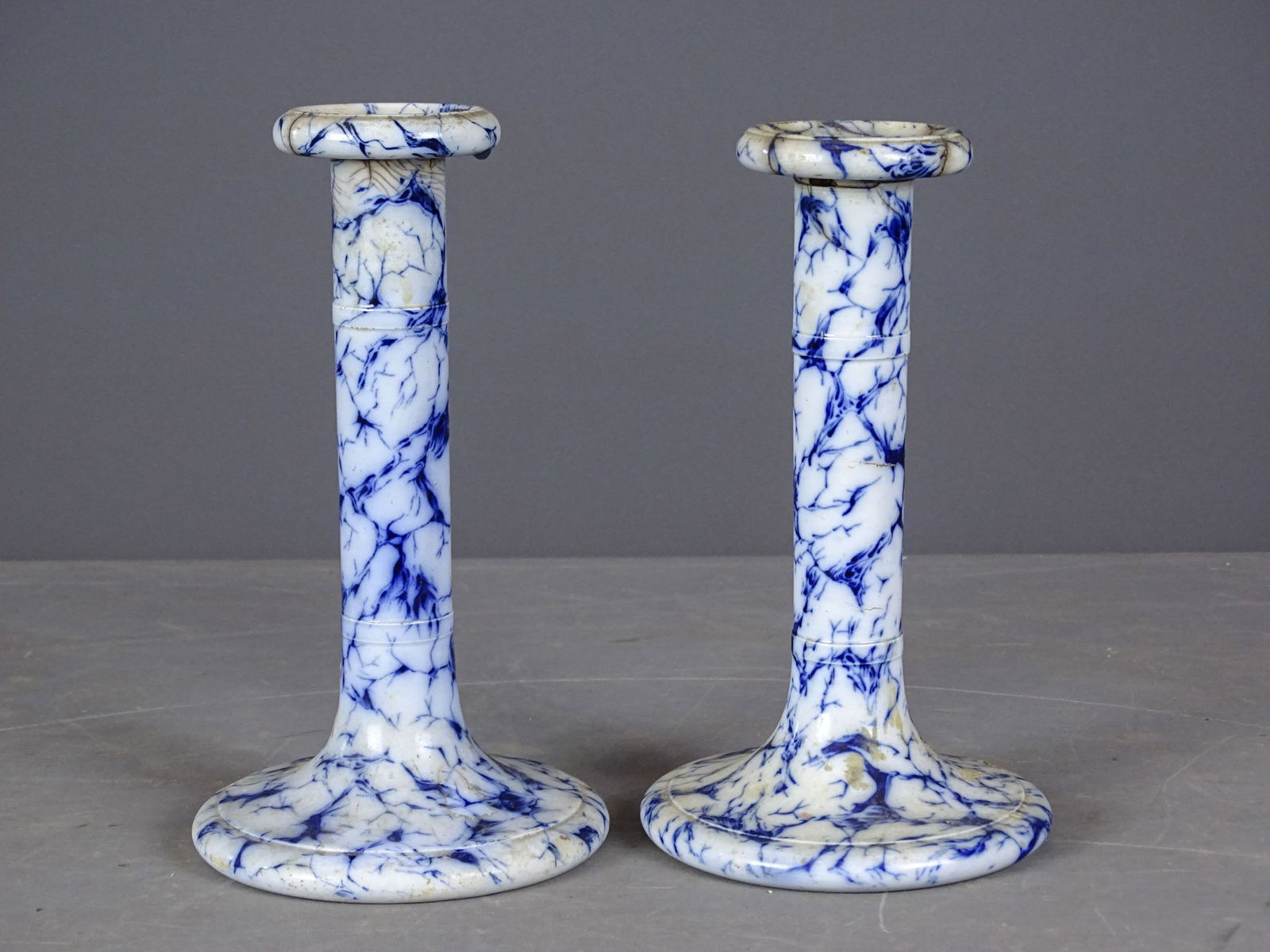 Pair of Pottery Candlesticks (1 of 6)