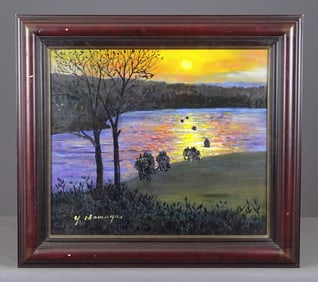 Asian Elephant Painting