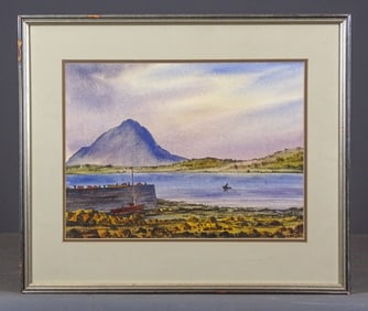 Harborscape Watercolor