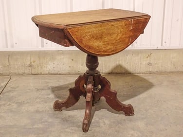 Walnut Victorian Table
