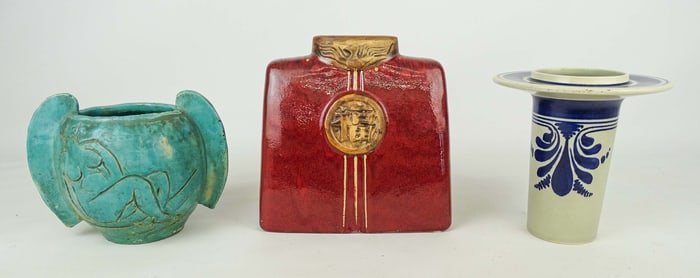 Art Pottery Lot (3)