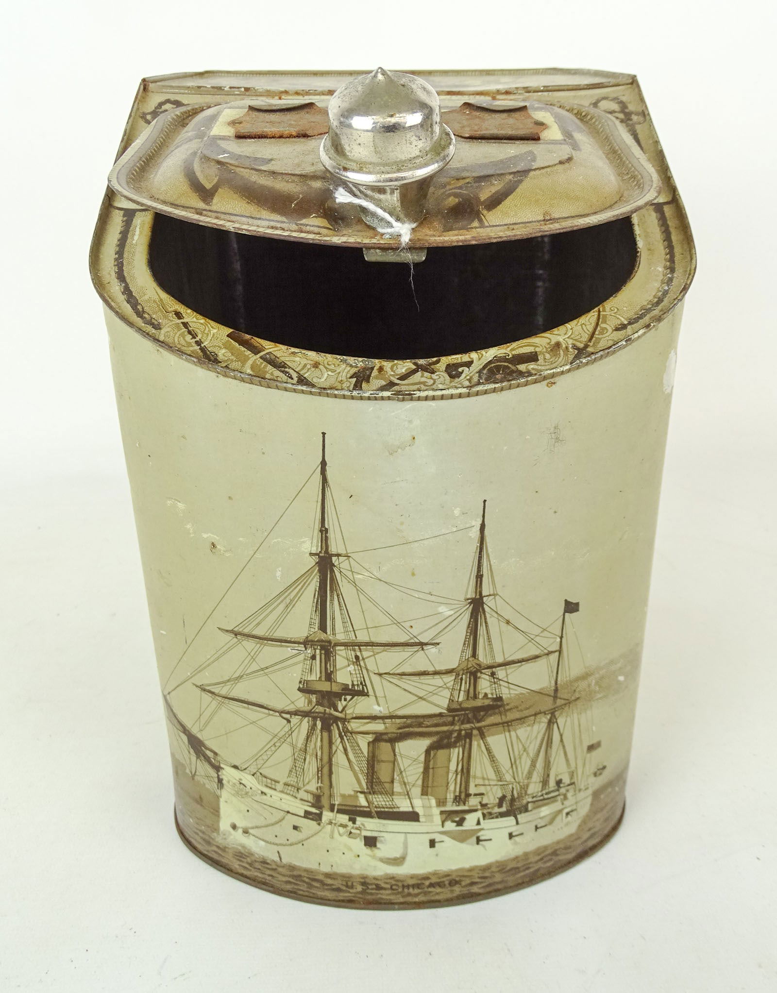Maritime Navy Antique Tea Cannister (1 of 7)