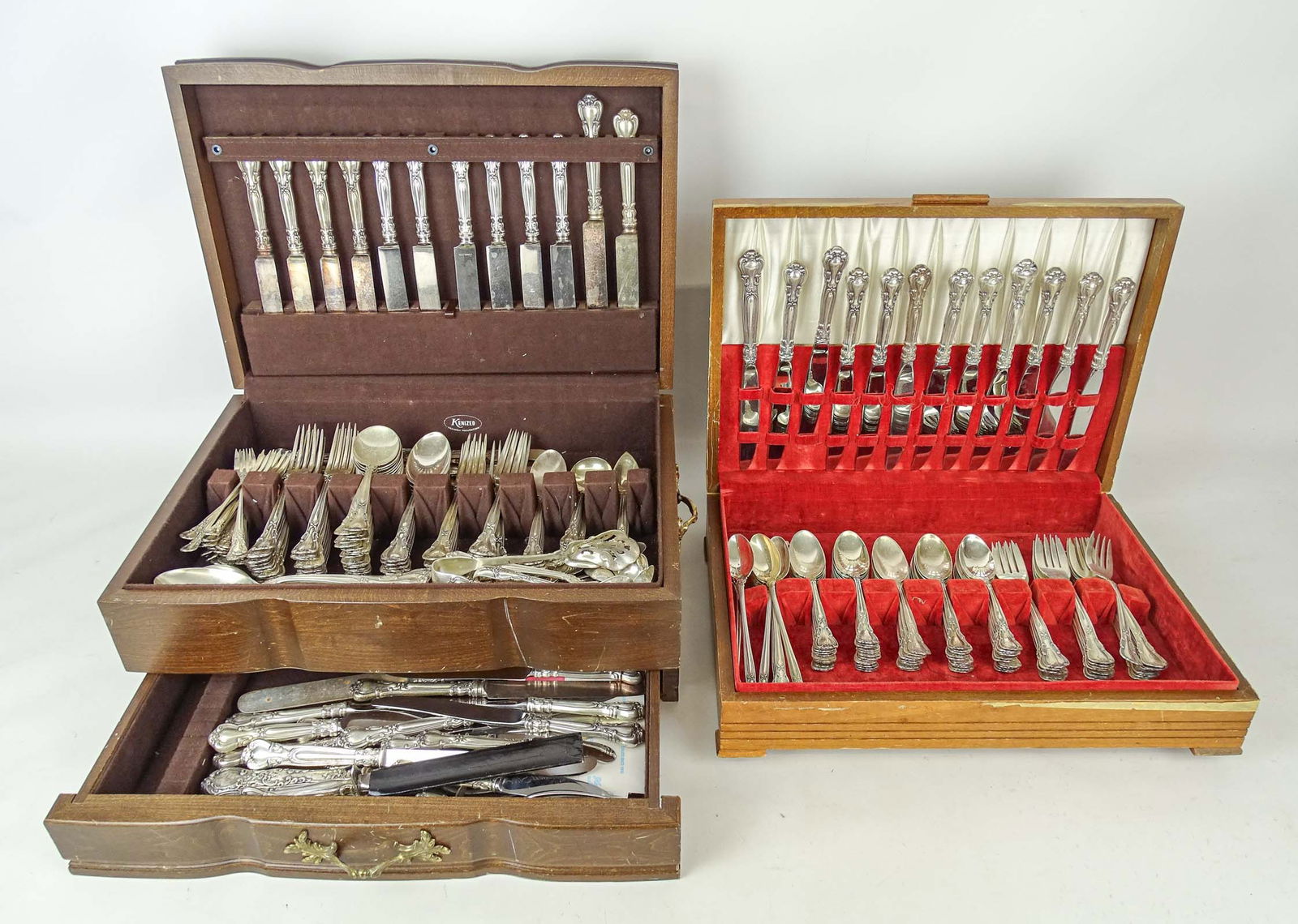 Large Sterling Silver Flatwear Set (1 of 9)