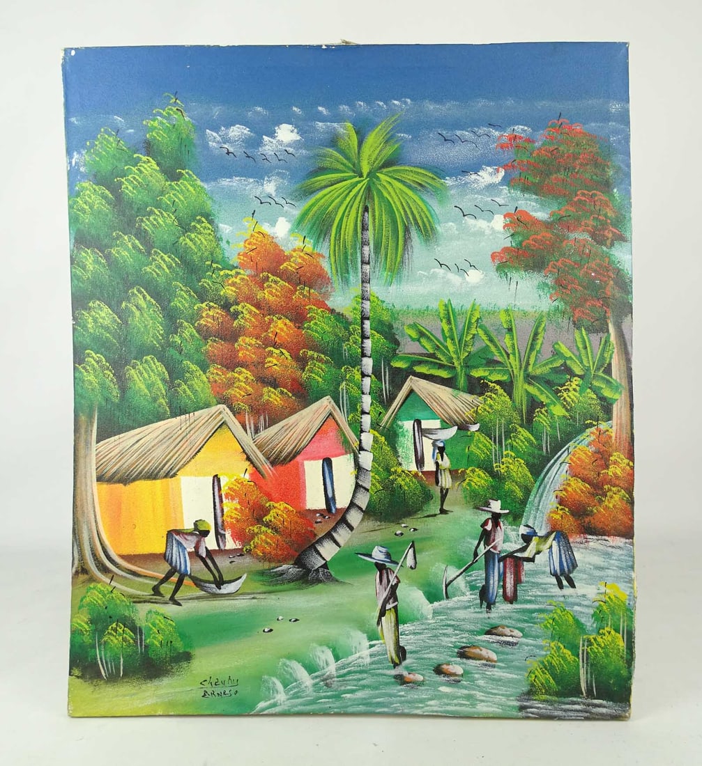 Haitian Folk Art Painting (1 of 6)