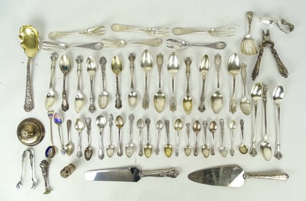 Sterling Silver Flatwear Mixed Lot