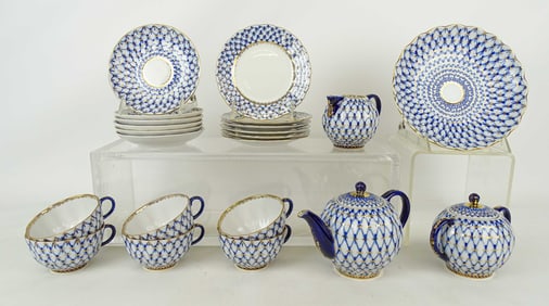 Russian Porcelain Tea Set