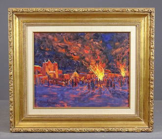 Painting: Ron Rencher (b. 1952)