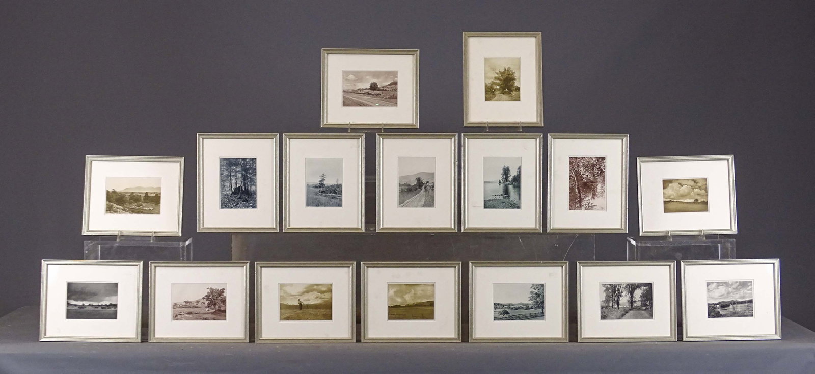 Berskhire County Photo Collection: Collection of (16) photo print views of Berkshire County, Massachusetts. All professionally framed in identical frames, 9" x 11".
