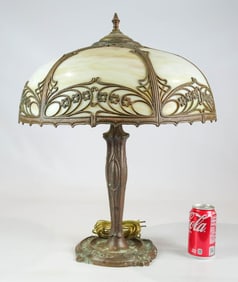 Slag Glass Lamp