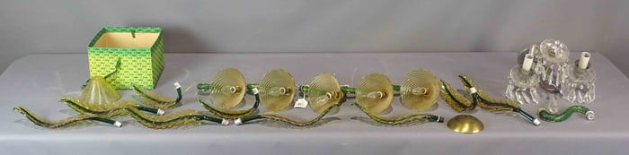 Murano Glass Chandelier Parts