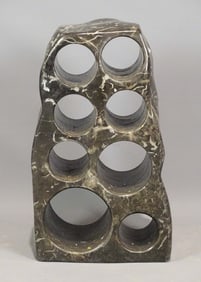 Fossil Carved Wine Rack