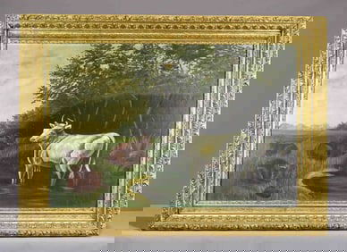 Painting: Cows in Landscape