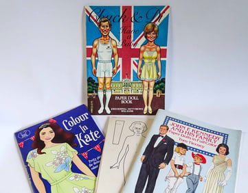 Paper Doll Lot, "Chuck & Di Have a Baby"