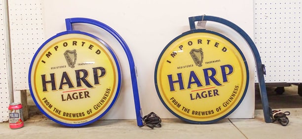 Harps Beer Advertising Signs