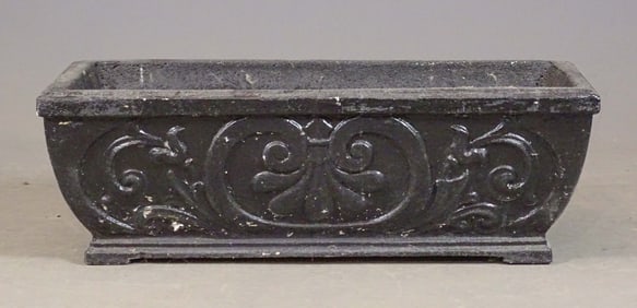 Poured Stone Planter