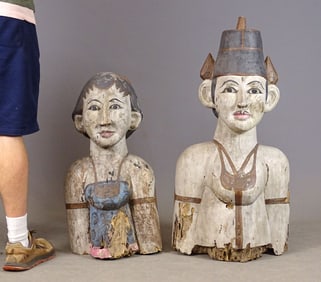 Pair of Indonesian Sculptures