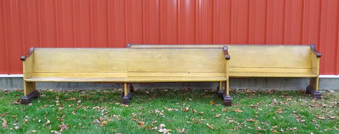 Pair of Church Pews