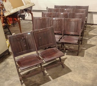 Heywood Wakefield Folding Theater Chairs