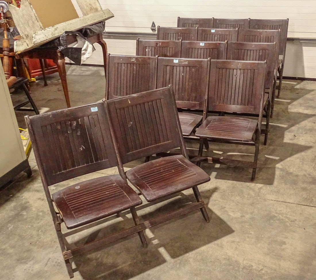 Heywood Wakefield Folding Theater Chairs (1 of 9)