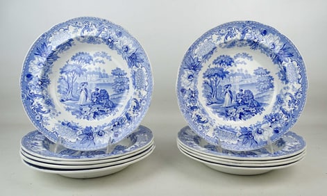Staffordshire Transferware Plates