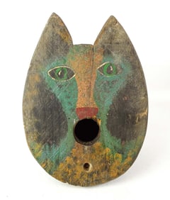 Cat Head Bird House
