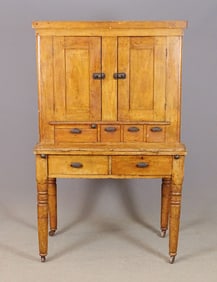 19th c. Two Part Desk
