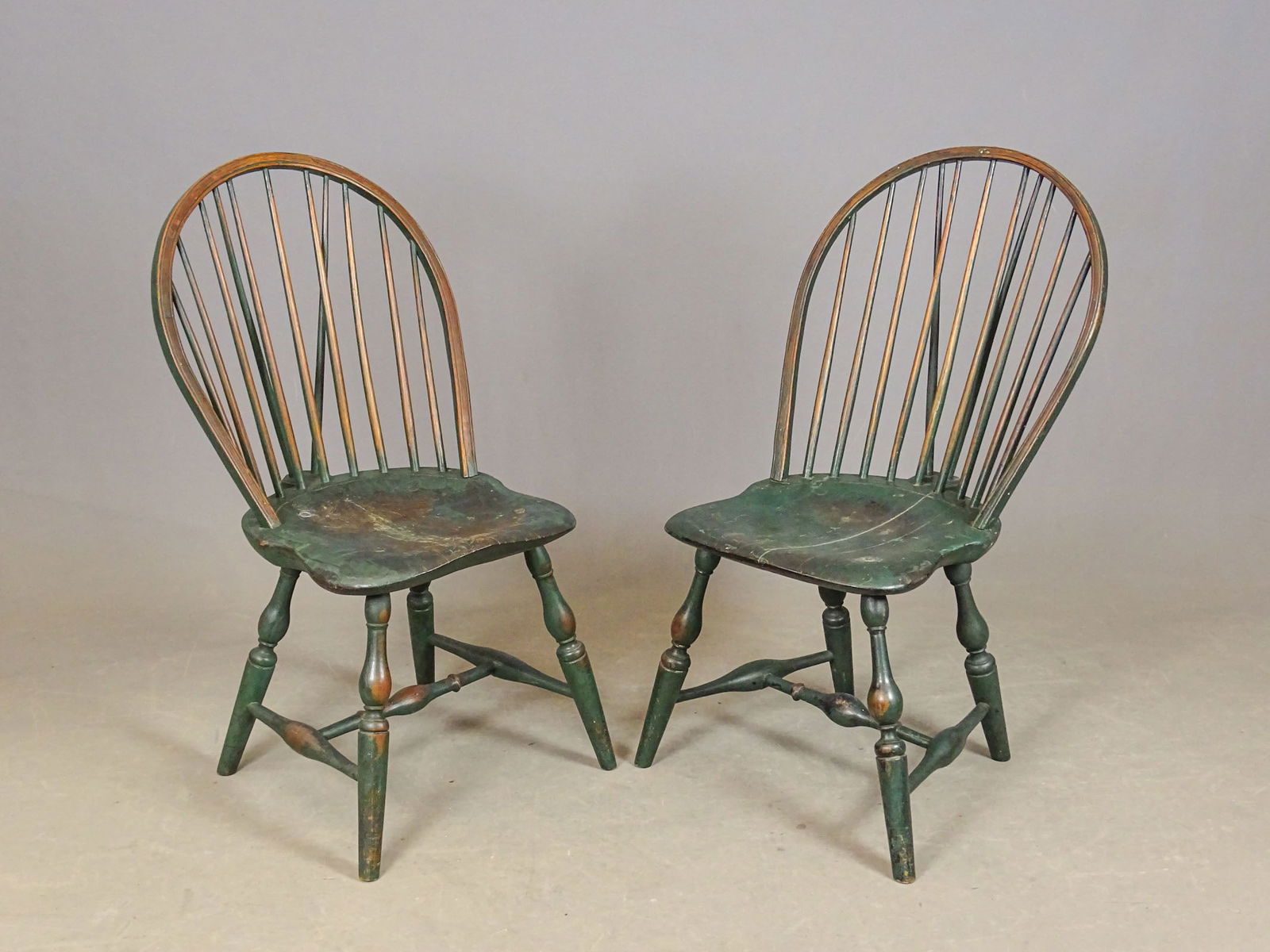 Pair Hoopback Windsor Chairs (1 of 7)