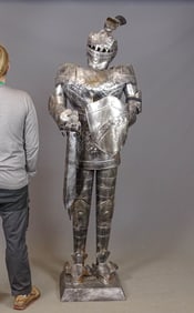 Life Size Tin Knight Figure