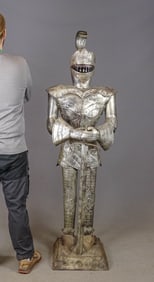 Life Size Tin Knight Figure