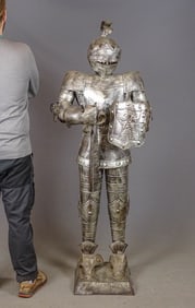 Life Size Tin Knight Figure