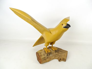 Carved Folk Art Eagle