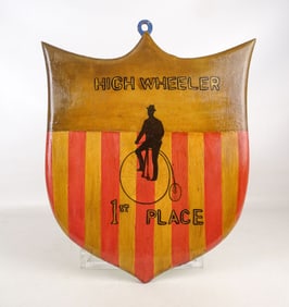 High Wheel Bicycle Sign