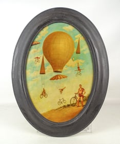 Painting: Balloon Cyclists