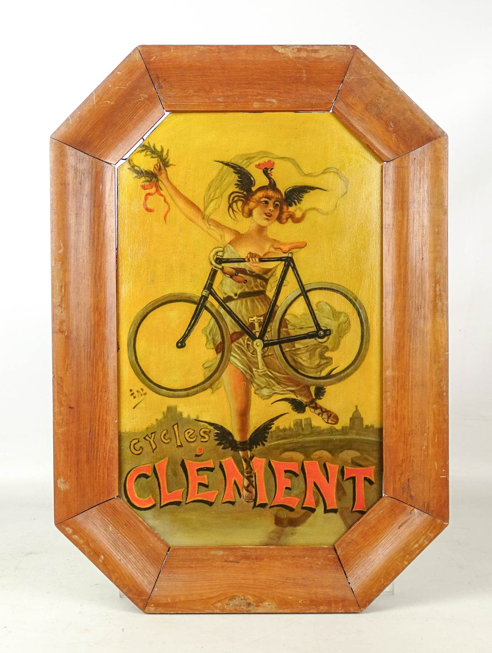 Painting: CYCLES CLEMENT" (1 of 6)