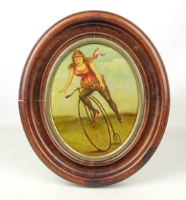 Painting: High Wheel Trick Rider