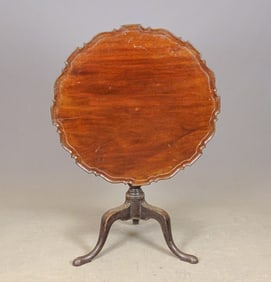 Early Pie Crust Top Tea Table