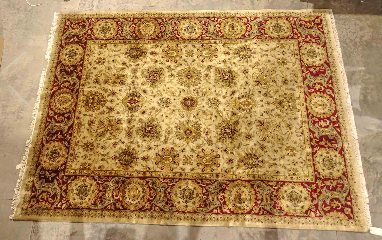 Roomsize Oriental Rug: Roomsize Oriental rug. 11' 9" x 8' 4".
